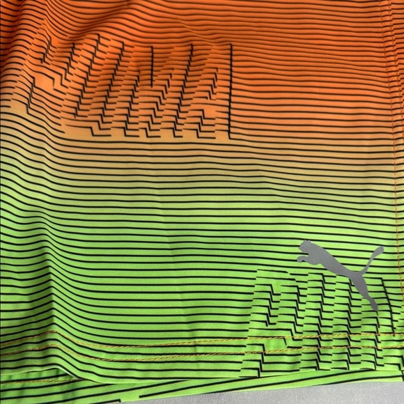 Puma Multicolor Striped Lined Swim Trunks Shorts Boys Size XL - Picture 4 of 13